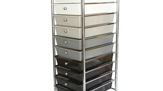 KCT Mobile 10 Drawer Storage Trolley