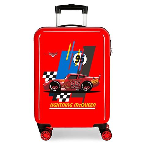 Disney Cars Lightning Mcqueen Red Cabin Suitcase