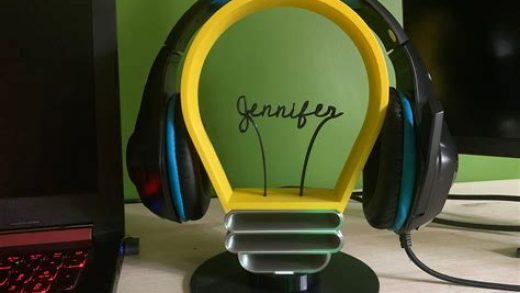 Custom Headphone Stand Gift for Gamer Boyfriend