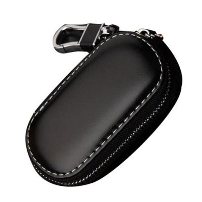 Car Key Pouch Portable Leather Case